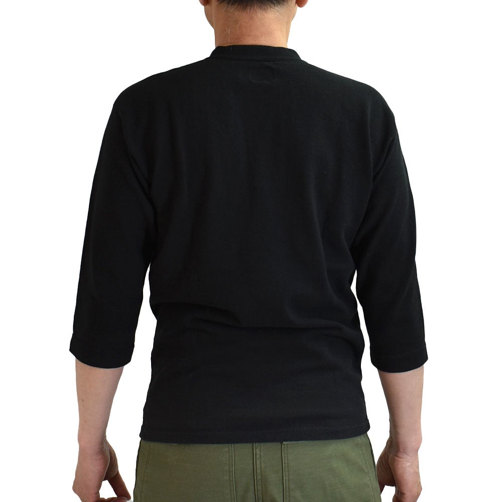 ダリーズ (DALEE'S&Co) Rail Nit.E [8.5oz 1×1 STRUCTURE KNIT] 6分袖ヘンリーネックTシャツ カットソー 無地