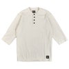 ダリーズ (DALEE'S&Co) Rail Nit.E [8.5oz 1×1 STRUCTURE KNIT] 6分袖ヘンリーネックTシャツ カットソー 無地 NAT