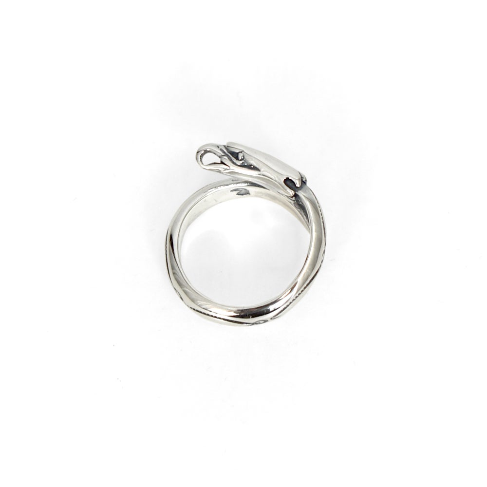 ラリースミス (LARRY SMITH) EAGLE HEAD RING (LEAF) シルバーアクセサリー リング 指輪 EFRG-0019