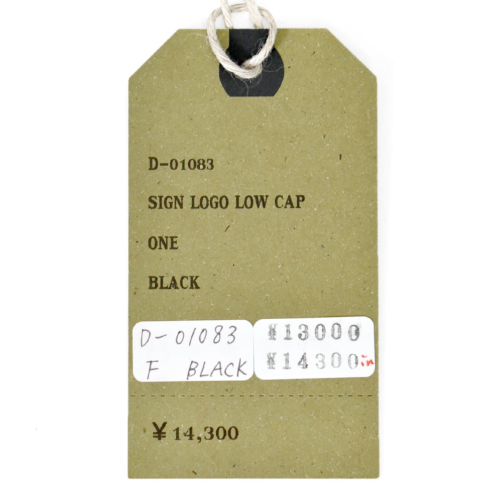 エイチダブリュードッグアンドコー (THE H.W.DOG＆CO.) SIGN LOGO LOW CAP ベースボールキャップ 帽子 D-01083