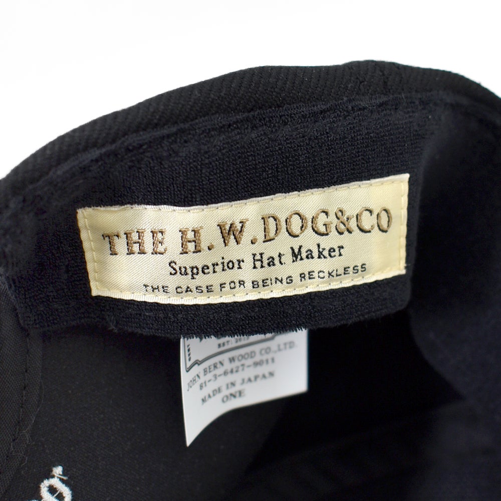 エイチダブリュードッグアンドコー (THE H.W.DOG＆CO.) SUMMER WOOL BOX CAP ボックスキャップ 帽子 刺繍 D-01144