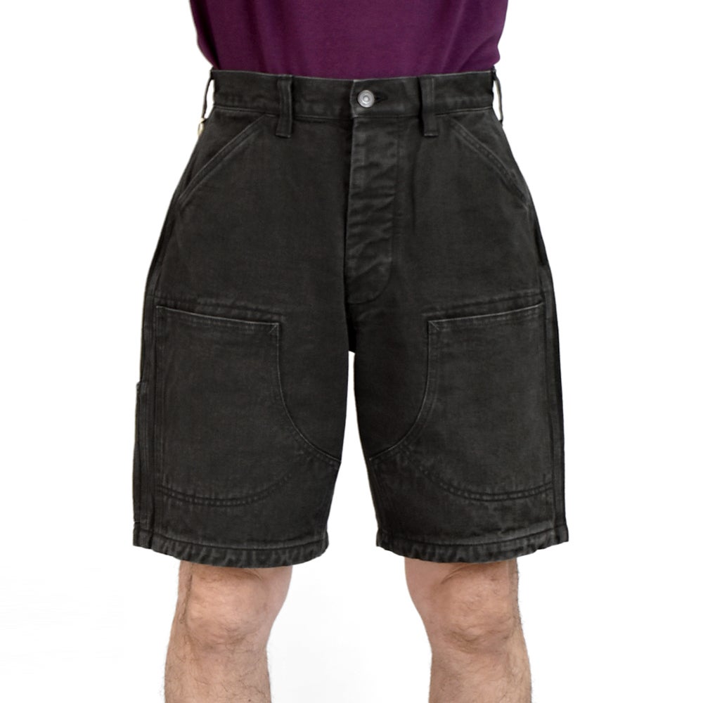 フリーホイーラーズ (FREEWHEELERS) -BAKERSFIELD- CUT-LENGTH TROUSERS Vintage Style 10.5oz Yarn-Dyed Denim YARN-DYED INK BLACK YARN-DYED BEIGE ショーツ ショートパンツ 2622009