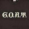 フリーホイーラーズ (FREEWHEELERS) -G.O.A.T.- Vintage Style Light Weight Jersey JET BLACK PLUM CRAZY 半袖プリントTシャツ 2625005