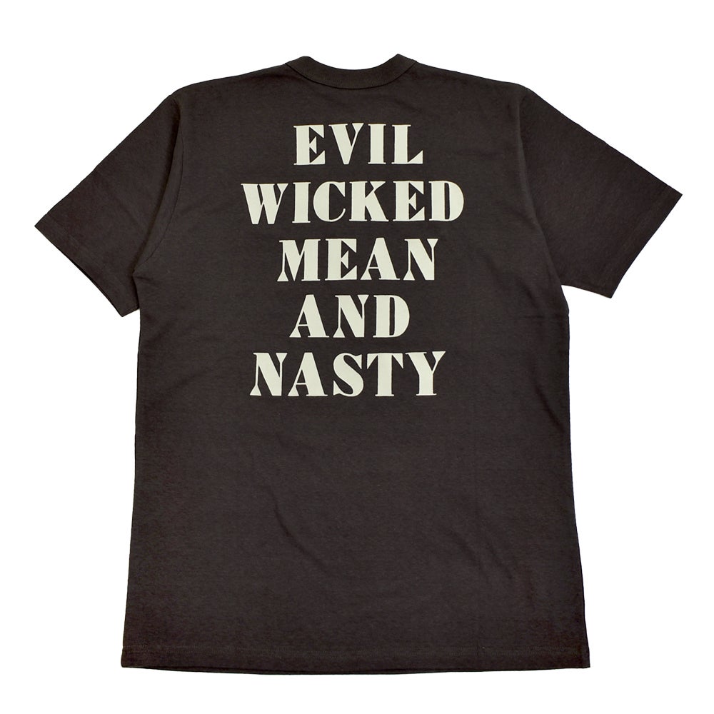 フリーホイーラーズ (FREEWHEELERS) -G.O.A.T.- Vintage Style Light Weight Jersey JET BLACK PLUM CRAZY 半袖プリントTシャツ 2625005 JET BLACK