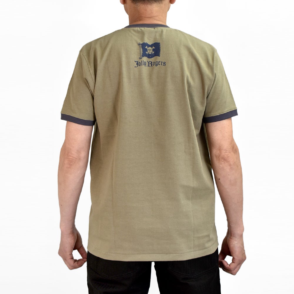 トイズマッコイ (TOYS McCOY) JOHNNY RINGER PEANUTS TEE SNOOPY -JOLLY ROGERS- 半袖プリントTシャツ スヌーピー ウッドストック TMC2630