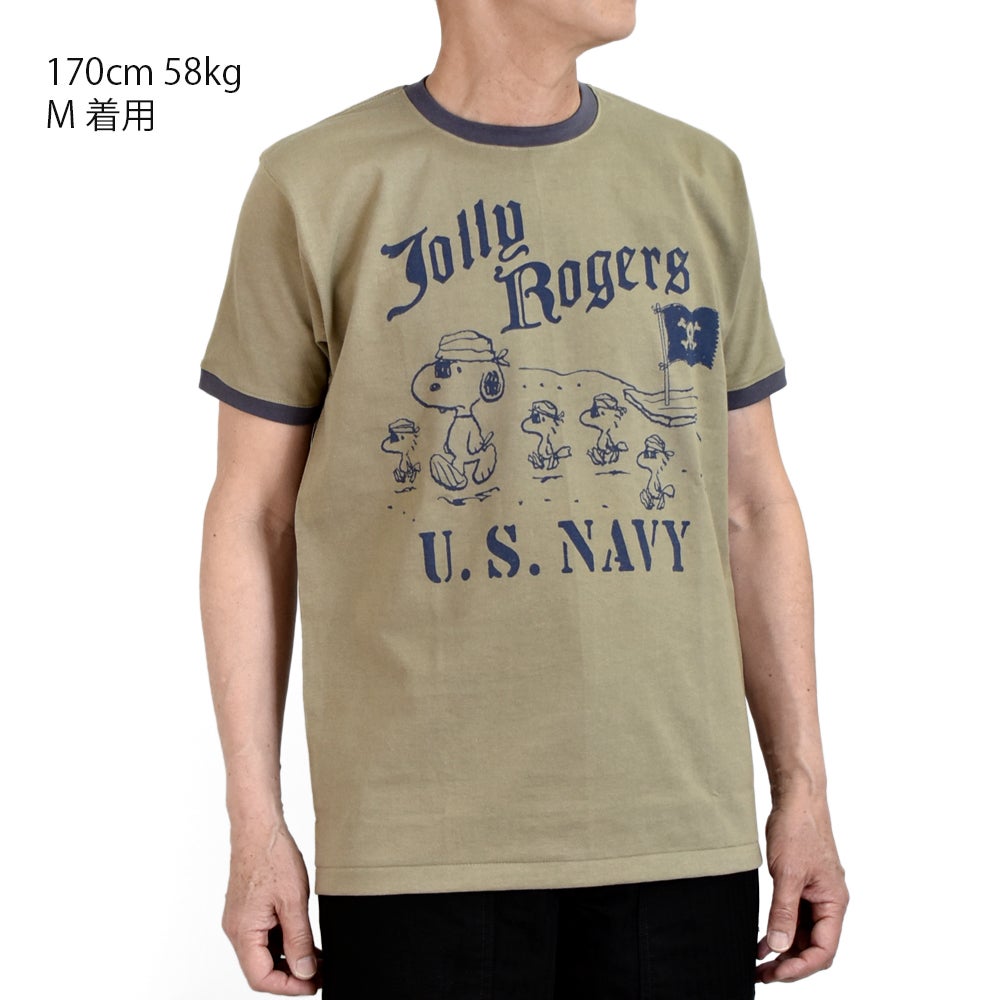 トイズマッコイ (TOYS McCOY) JOHNNY RINGER PEANUTS TEE SNOOPY