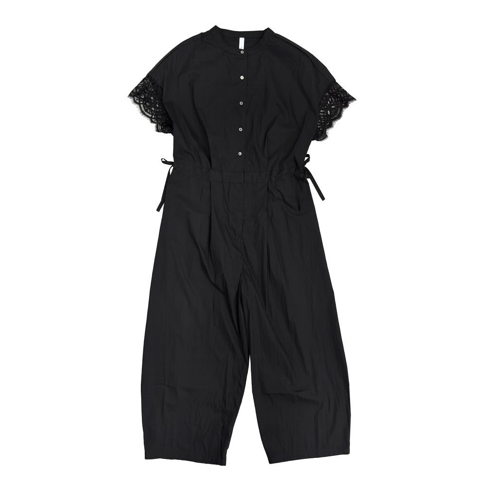 ケレン(KELEN) -YAKKA- LACE SLEEVE ALL IN ONE 袖レースオールインワン コンビネゾン LKL26SPT2146 Black