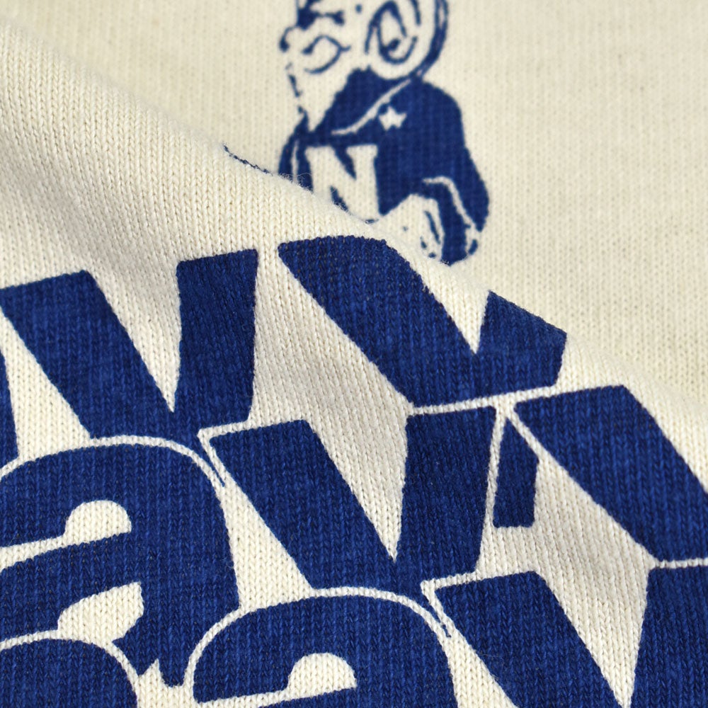 コリンボ (COLIMBO) Yonkers Football Tee =U.S.NAVY STACK LOGO= フットボールT プリントTシャツ 七分袖 ZB-0408