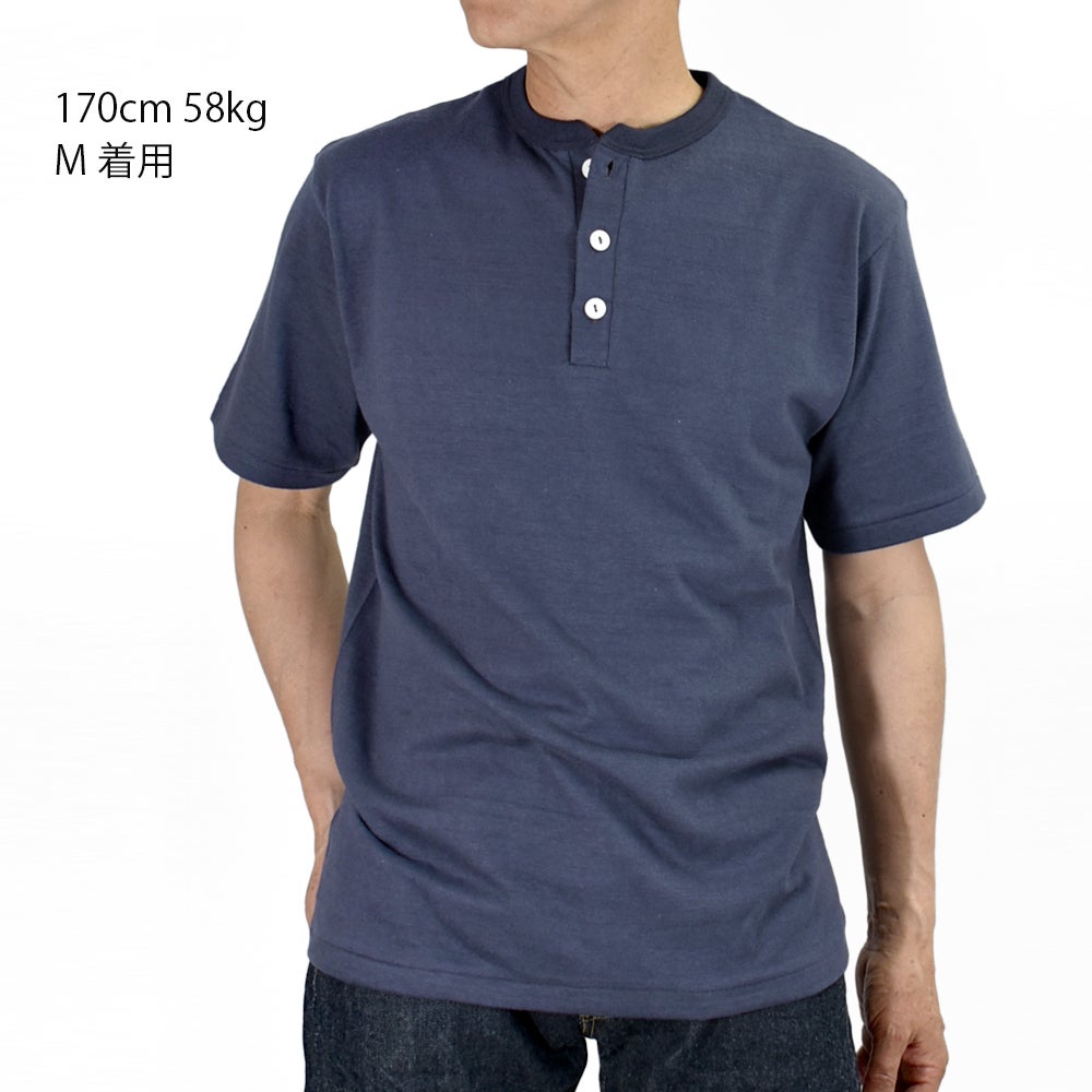 ウエアハウス (WAREHOUSE) Lot 4601 ヘンリーネックT ヘンリーネックTシャツ 半袖Tシャツ 4601