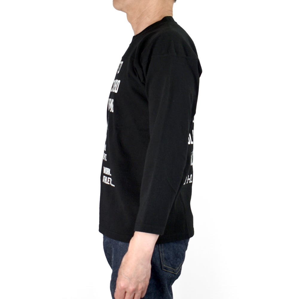 コリンボ (COLIMBO) Yonkers Football Tee =HAPPINESS SLOGAN= フットボールT プリントTシャツ 七分袖 ZB-0409