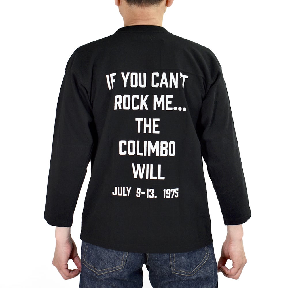 コリンボ (COLIMBO) Yonkers Football Tee =HAPPINESS SLOGAN= フットボールT プリントTシャツ 七分袖 ZB-0409