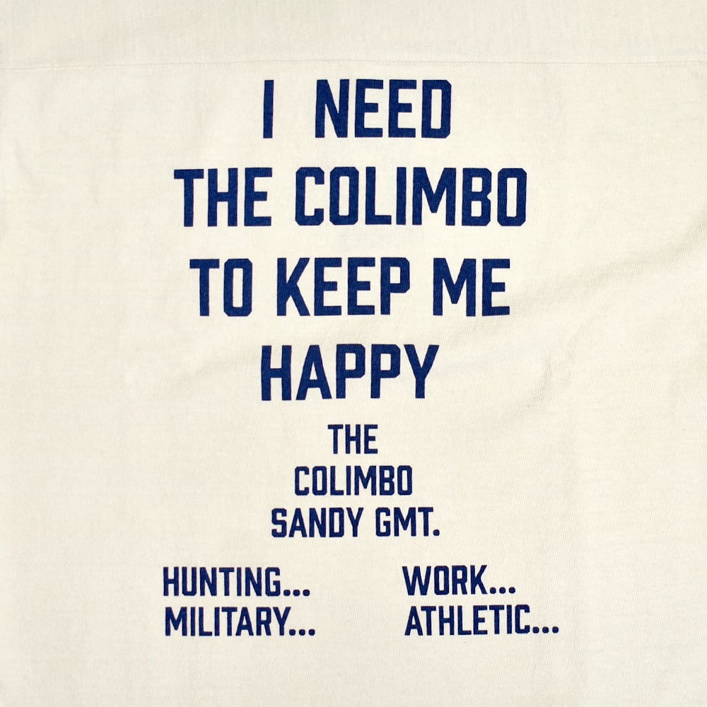 コリンボ (COLIMBO) Yonkers Football Tee =HAPPINESS SLOGAN= フットボールT プリントTシャツ 七分袖 ZB-0409