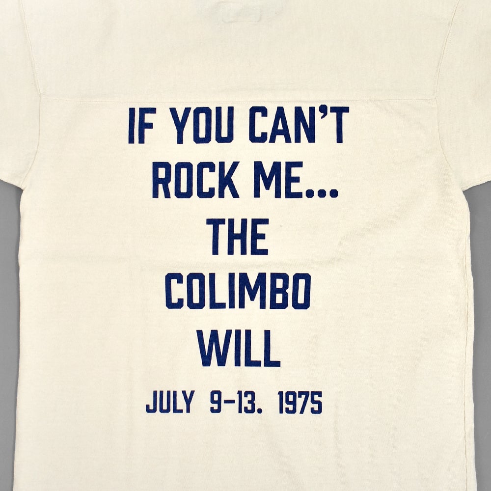 コリンボ (COLIMBO) Yonkers Football Tee =HAPPINESS SLOGAN= フットボールT プリントTシャツ 七分袖 ZB-0409