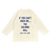 コリンボ (COLIMBO) Yonkers Football Tee =HAPPINESS SLOGAN= フットボールT プリントTシャツ 七分袖 ZB-0409 01.Milk
