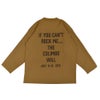 コリンボ (COLIMBO) Yonkers Football Tee =HAPPINESS SLOGAN= フットボールT プリントTシャツ 七分袖 ZB-0409 02.Desert Ochre
