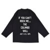 コリンボ (COLIMBO) Yonkers Football Tee =HAPPINESS SLOGAN= フットボールT プリントTシャツ 七分袖 ZB-0409 03.Black