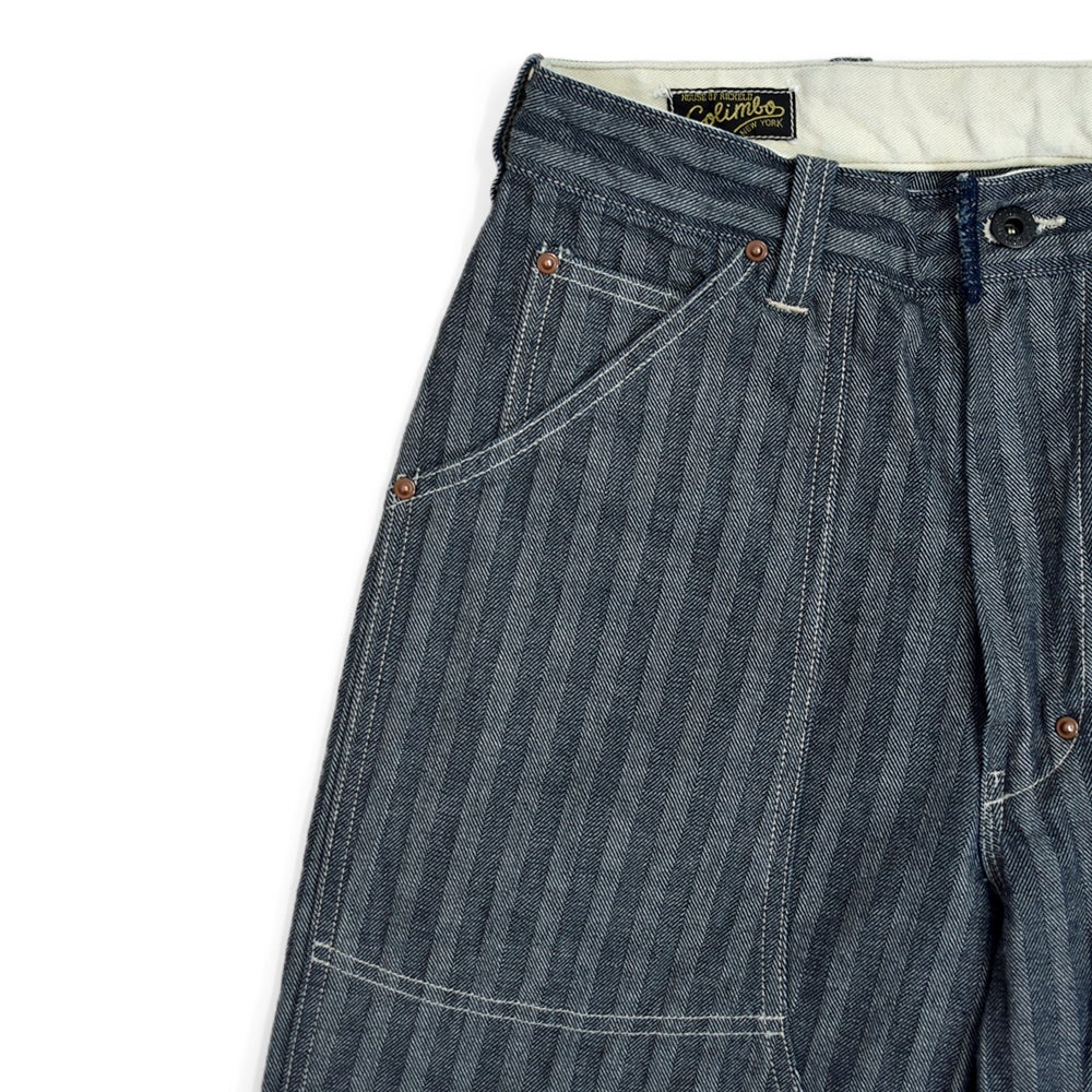 コリンボ (COLIMBO) Coalwood Painter Pants "Indigo Herringbone" ペインターパンツ ZB-0208