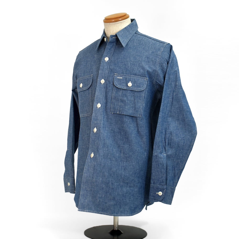 ウエアハウス (WAREHOUSE) Lot 3048 BIG YANK TYPE CHAMBRAY SHIRTS 長袖シャツ シャンブレーシャツ