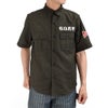フリーホイーラーズ (FREEWHEELERS) -G.O.A.T.- Corky SHORT SLEEVE SHIRT Vintage Style Panama Cloth WASTE OIL BLACK 半袖ワークシャツ カスタムシャツ 2623005