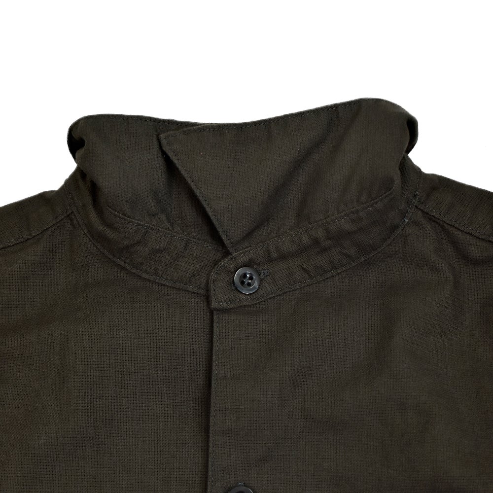 フリーホイーラーズ (FREEWHEELERS) -G.O.A.T.- Corky SHORT SLEEVE SHIRT Vintage Style Panama Cloth WASTE OIL BLACK 半袖ワークシャツ カスタムシャツ 2623005