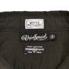 フリーホイーラーズ (FREEWHEELERS) -G.O.A.T.- Corky SHORT SLEEVE SHIRT Vintage Style Panama Cloth WASTE OIL BLACK 半袖ワークシャツ カスタムシャツ 2623005