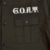 フリーホイーラーズ (FREEWHEELERS) -G.O.A.T.- Corky SHORT SLEEVE SHIRT Vintage Style Panama Cloth WASTE OIL BLACK 半袖ワークシャツ カスタムシャツ 2623005