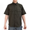 フリーホイーラーズ (FREEWHEELERS) -Corky- SHORT SLEEVE SHIRT Vintage Style Panama Cloth WASTE OIL BLACK 半袖ワークシャツ 2623004
