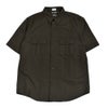 フリーホイーラーズ (FREEWHEELERS) -Corky- SHORT SLEEVE SHIRT Vintage Style Panama Cloth WASTE OIL BLACK 半袖ワークシャツ 2623004 WASTE OIL BLACK