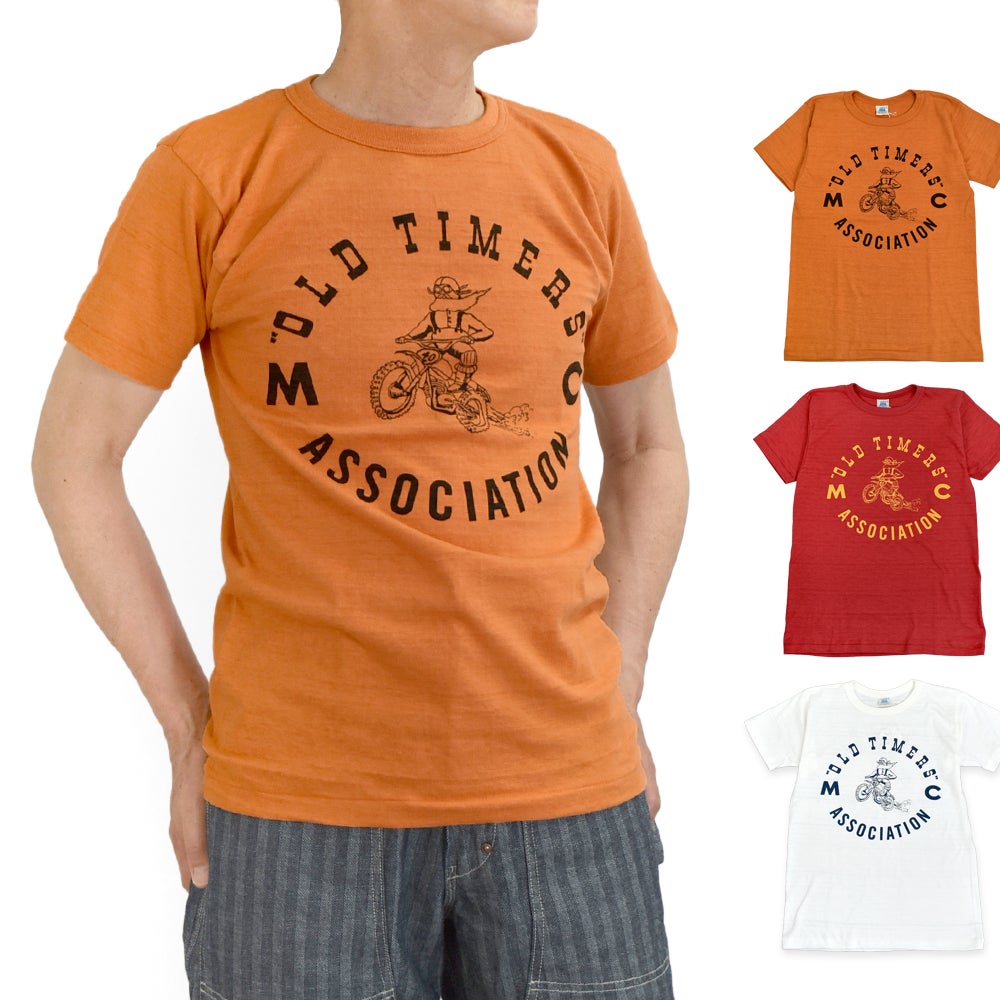 JOHN GLUCKOW (ジョングラッコー) Lot JG-CS06 Old Timers MX T 半袖プリントTシャツ