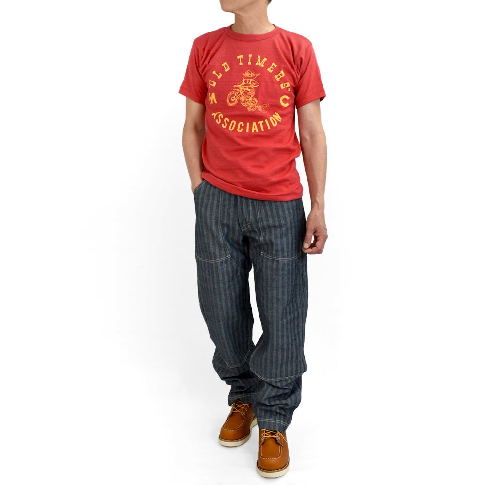 JOHN GLUCKOW (ジョングラッコー) Lot JG-CS06 Old Timers MX T 半袖プリントTシャツ