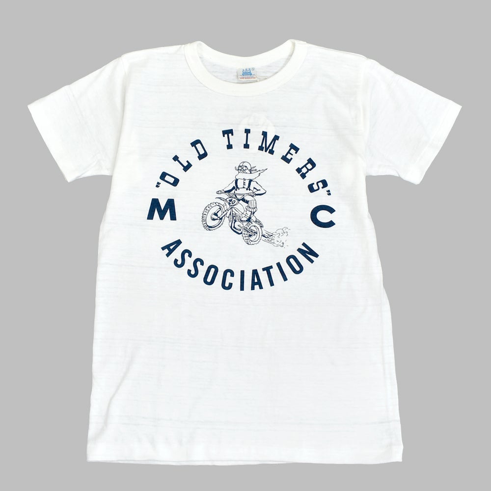 JOHN GLUCKOW (ジョングラッコー) Lot JG-CS06 Old Timers MX T 半袖プリントTシャツ オフ