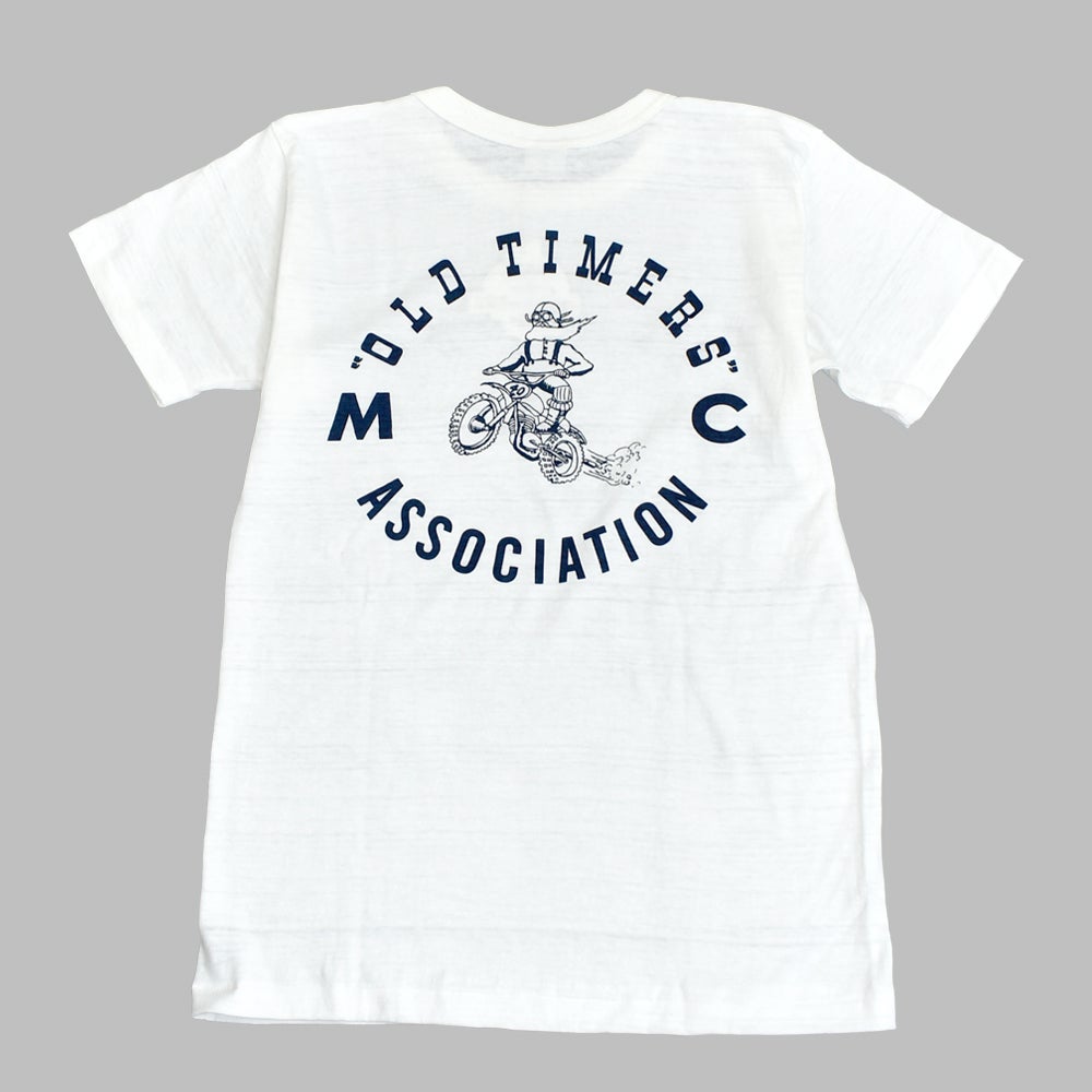 JOHN GLUCKOW (ジョングラッコー) Lot JG-CS06 Old Timers MX T 半袖プリントTシャツ オフ