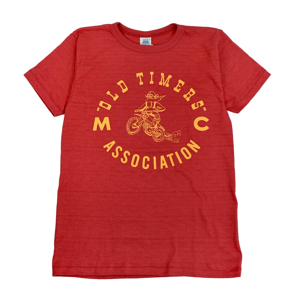 JOHN GLUCKOW (ジョングラッコー) Lot JG-CS06 Old Timers MX T 半袖プリントTシャツ レッド