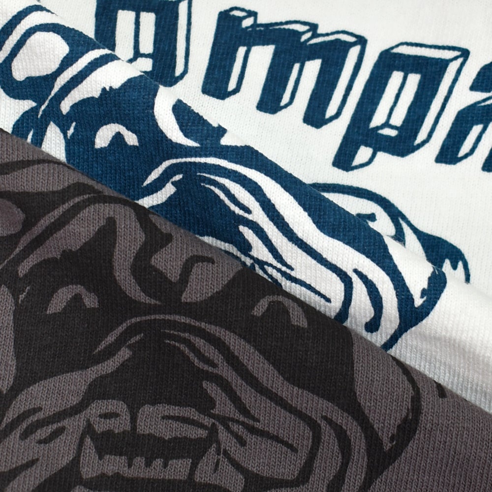 コリンボ (COLIMBO) Norwalk Cotton Tee -FORT DIX BULLDOG- 半袖プリントTシャツ ZB-0413