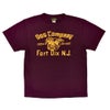 コリンボ (COLIMBO) Norwalk Cotton Tee -FORT DIX BULLDOG- 半袖プリントTシャツ ZB-0413 02.Mahogany