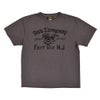 コリンボ (COLIMBO) Norwalk Cotton Tee -FORT DIX BULLDOG- 半袖プリントTシャツ ZB-0413 03.Mouse Gray