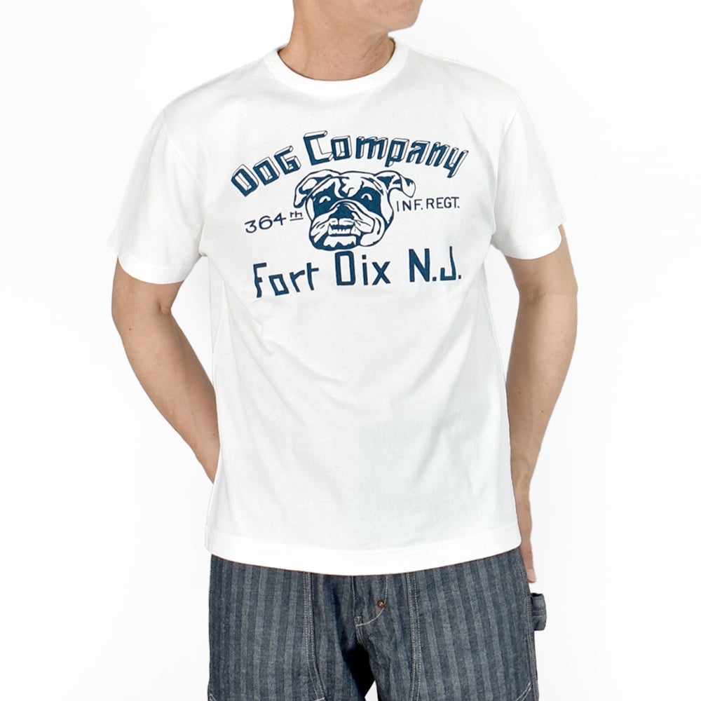 コリンボ (COLIMBO) Norwalk Cotton Tee -FORT DIX BULLDOG- 半袖プリントTシャツ ZB-0413