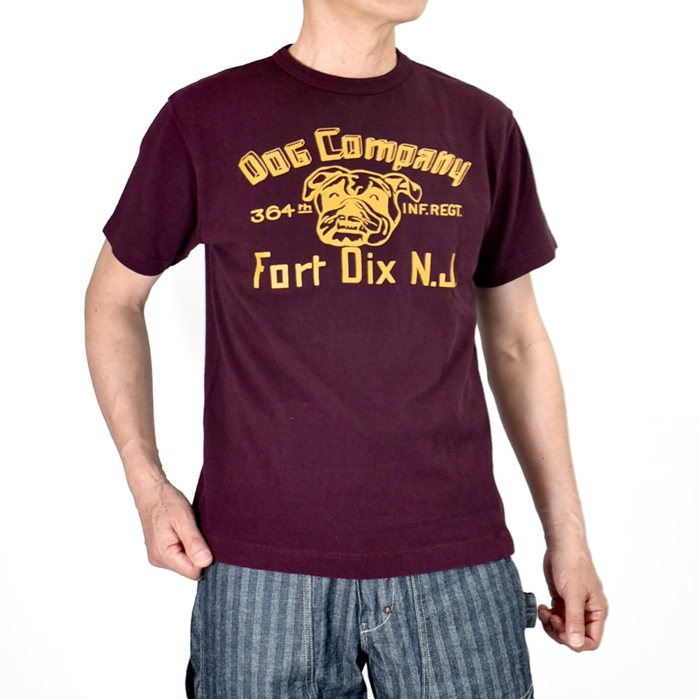 コリンボ (COLIMBO) Norwalk Cotton Tee -FORT DIX BULLDOG- 半袖プリントTシャツ ZB-0413
