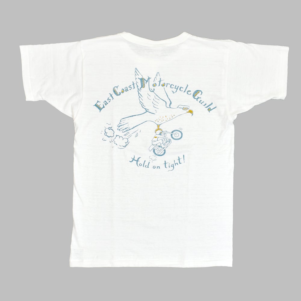 ジョングラッコー (JOHN GLUCKOW) Lot JG-CS06 East Coast MC Guild T 半袖プリントTシャツ オフ