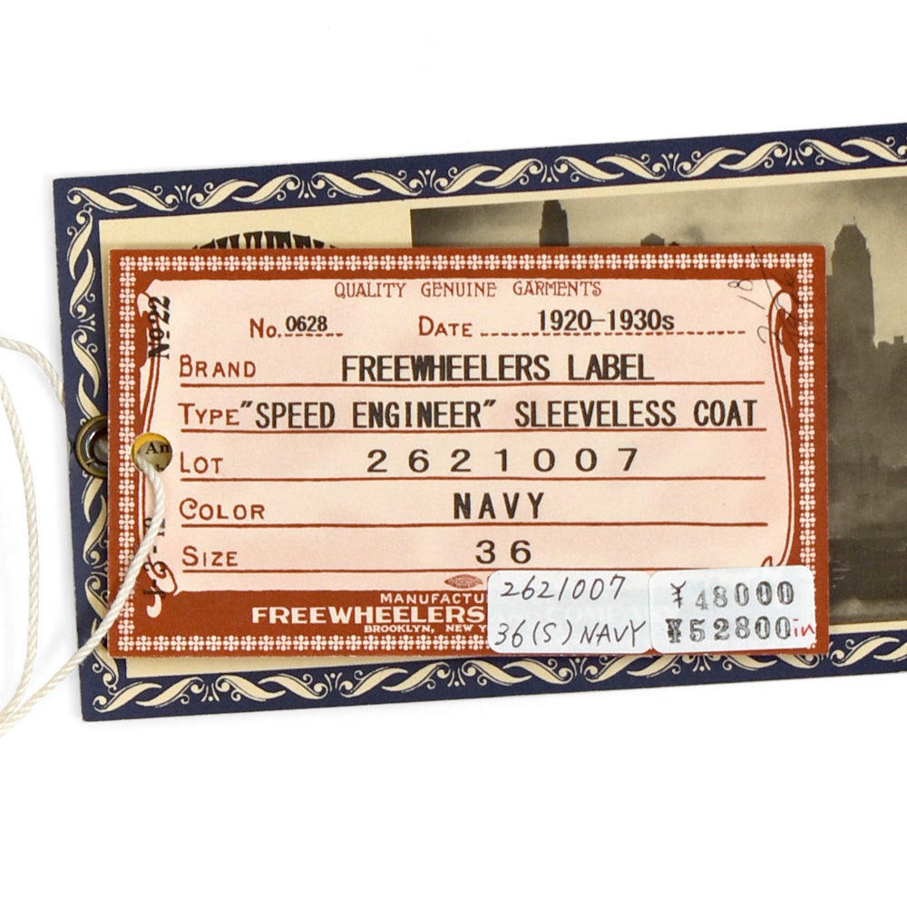 フリーホイーラーズ (FREEWHEELERS) -SPEED ENGINEER- SLEEVELESS COAT