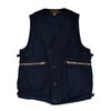 フリーホイーラーズ (FREEWHEELERS) -SPEED ENGINEER- SLEEVELESS COAT Vintage Style Military Moleskin NAVY コットンベスト ワークベスト 2621007 NAVY
