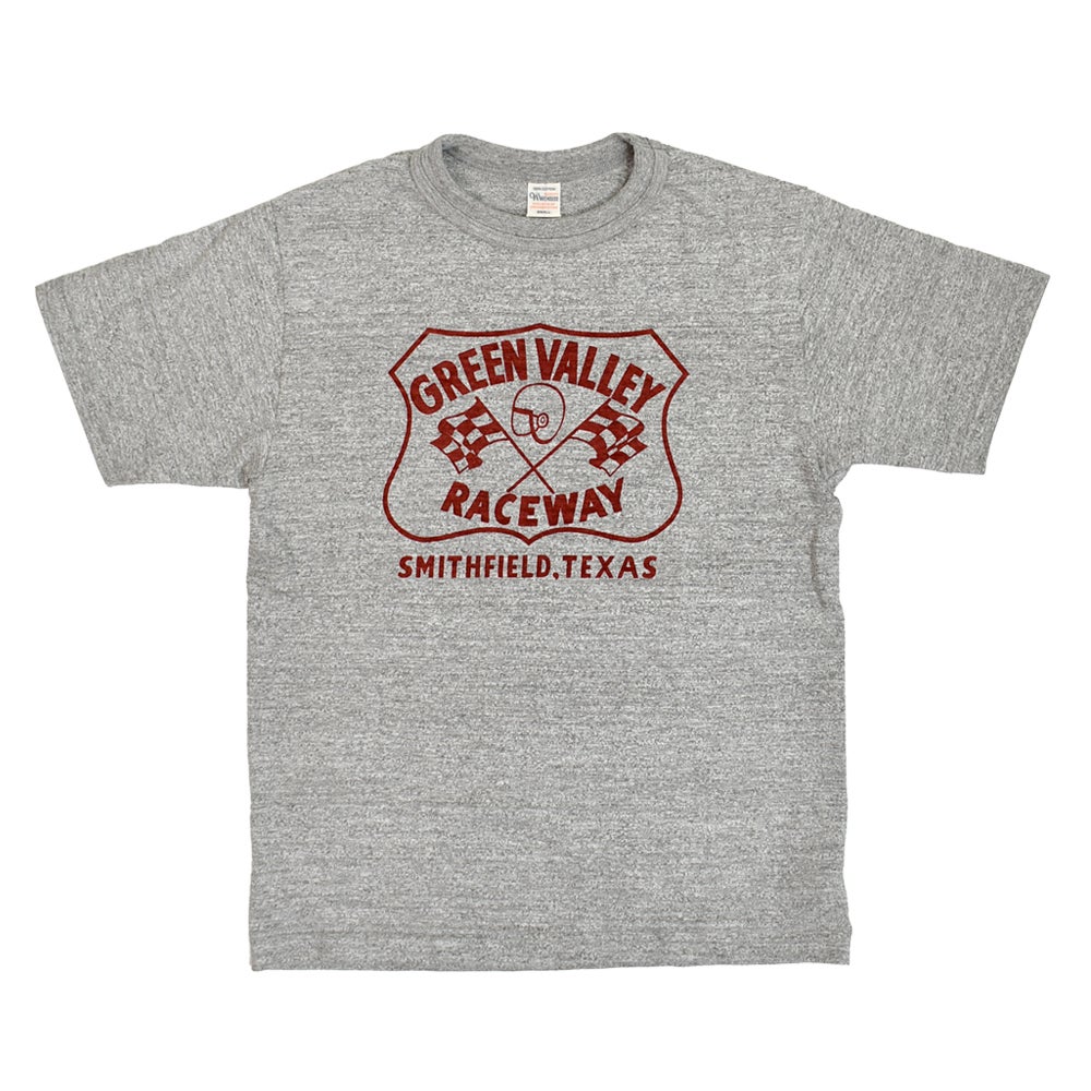ウエアハウス (WAREHOUSE) Lot 4601 GREEN VALLEY 半袖プリントTシャツ 4601 杢グレー