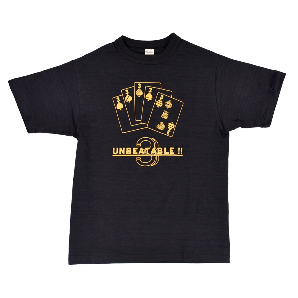 ウエアハウス (WAREHOUSE) Lot 4601 UNBEATABLE 半袖プリントTシャツ 4601 スミクロ