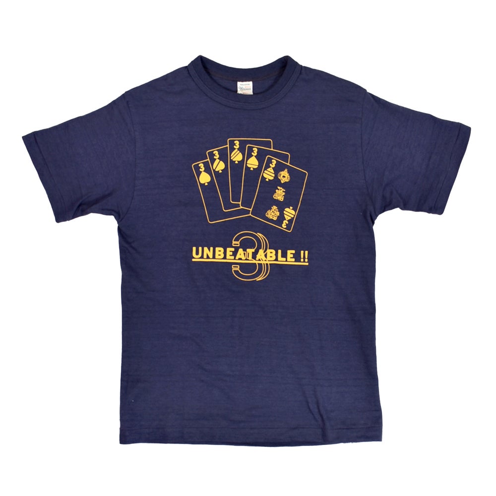 ウエアハウス (WAREHOUSE) Lot 4601 UNBEATABLE 半袖プリントTシャツ 4601 ナスコン
