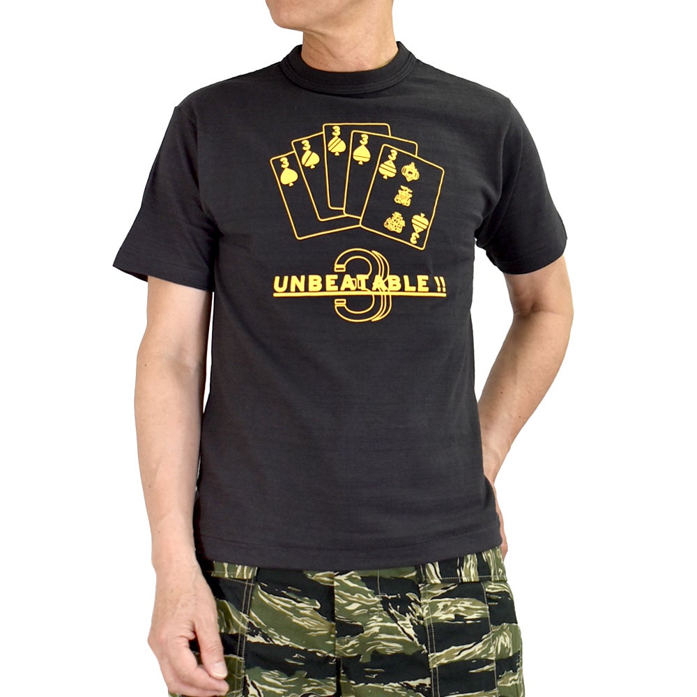 ウエアハウス (WAREHOUSE) Lot 4601 UNBEATABLE 半袖プリントTシャツ 4601