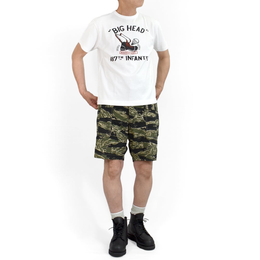コリンボ (COLIMBO) Norwalk Cotton Tee -BIG HEAD RAKKASANS- 半袖プリントTシャツ ZB-0415