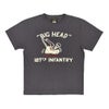 コリンボ (COLIMBO) Norwalk Cotton Tee -BIG HEAD RAKKASANS- 半袖プリントTシャツ ZB-0415 03.Mouse Gray