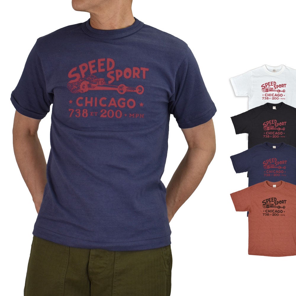 ウエアハウス(WAREHOUSE)Lot 4601 SPEED SPORT 半袖プリントTシャツ 4601
