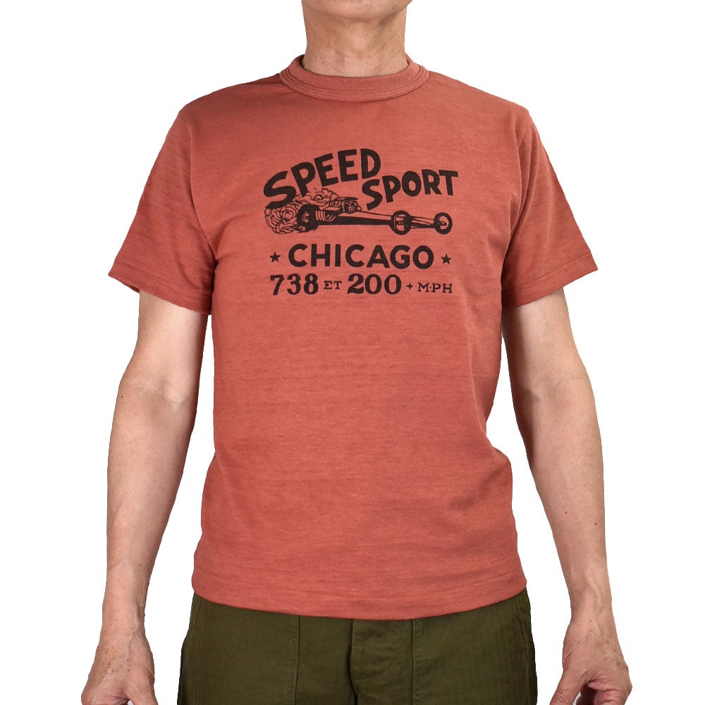 ウエアハウス (WAREHOUSE) Lot 4601 SPEED SPORT 半袖プリントTシャツ
