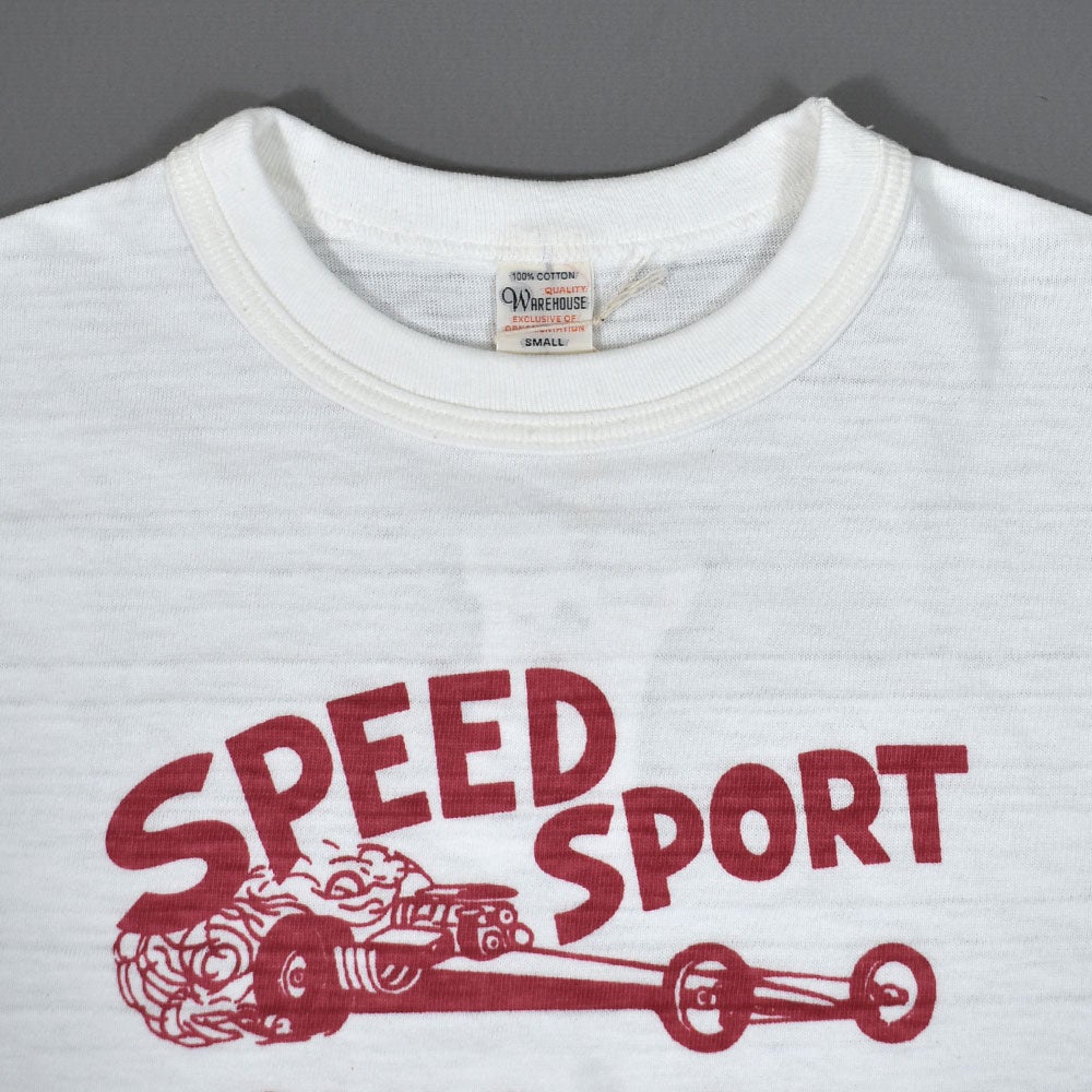 ウエアハウス (WAREHOUSE) Lot 4601 SPEED SPORT 半袖プリントTシャツ